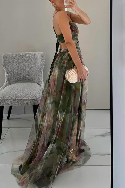 Charlotte | Magnificent maxikjole med blomsterprint