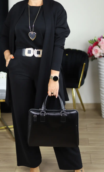 💞Ensemble 3 pièces élégant comprenant un cardigan long, un haut et un pantalon💞LIVRAISON GRATUITE