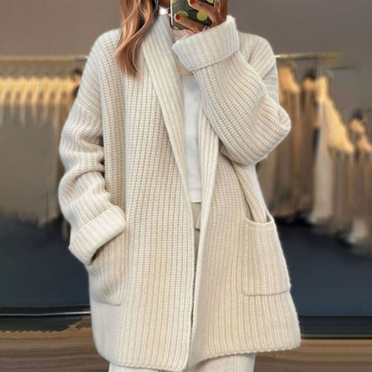 Irene – Strikket cardigan i uldblanding