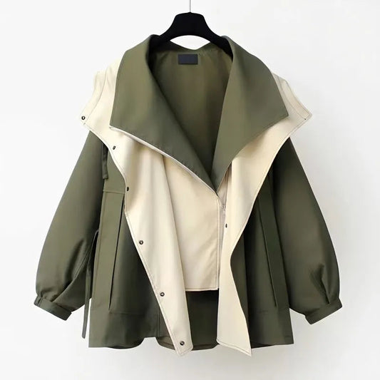 Thea | Chic oversized vindjakke