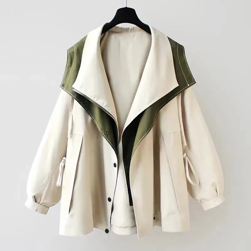 Thea | Chic oversized vindjakke